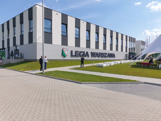 Hauptgebäude des Legia Training Center